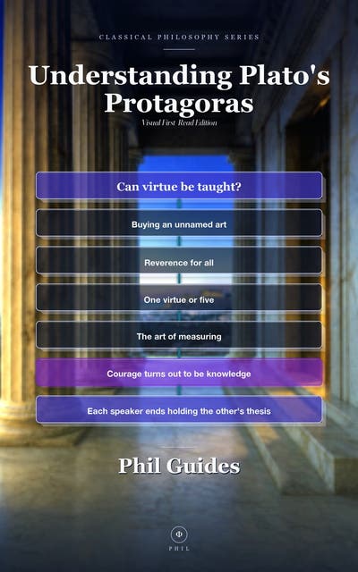 Understanding Plato's Protagoras: Visual First-Read Edition – omslag til lydbogen af Phil Guides