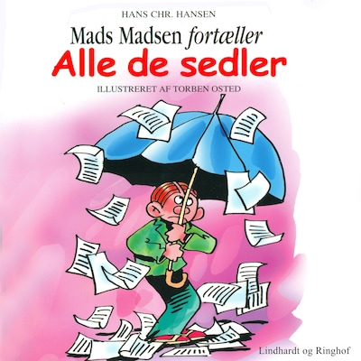 Alle de sedler – omslag til lydbogen af Hans Christian Hansen