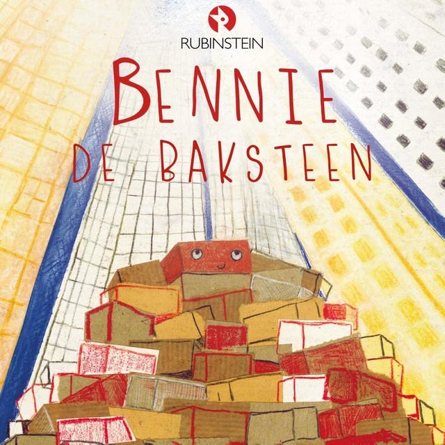 Bennie de baksteen – omslag van het luisterboek van Harm Rieske