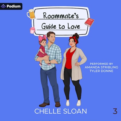 Roommate's Guide to Love – omslag til lydbogen af Chelle Sloan