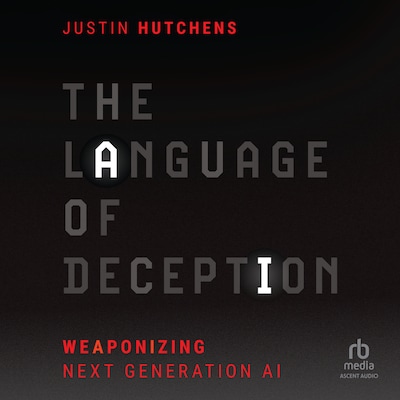 The Language of Deception – omslag til lydbogen af Justin Hutchens