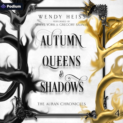 Autumn Queens & Shadows – omslag til lydbogen af Wendy Heiss