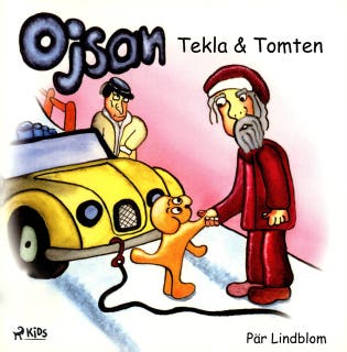 Ojsan, Tekla och Tomten – omslag till ljudboken av Pär Lindblom