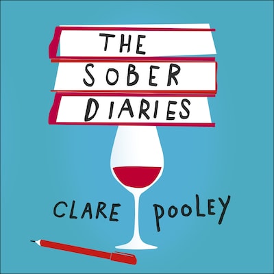The Sober Diaries – omslag til lydbogen af Clare Pooley