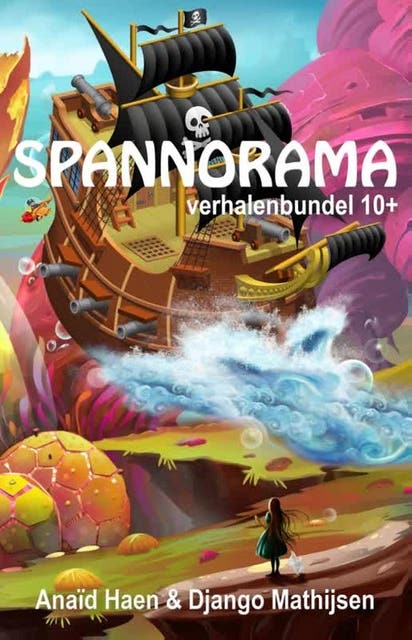 Spannorama – omslag van het luisterboek van Anaïd Haen,Django Mathijsen