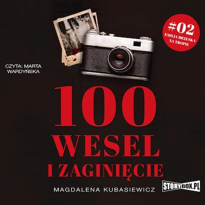 100 wesel i zaginięcie – okładka audiobooka, autor Magdalena Kubasiewicz