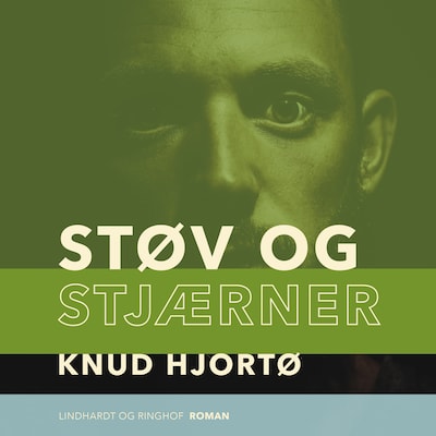 Støv og stjærner – omslag til lydbogen af Knud Hjortø