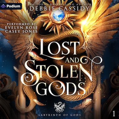 Lost and Stolen Gods – omslag til lydbogen af Debbie Cassidy