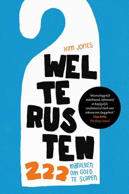 Welterusten: 222 manieren om goed te slapen – omslag van het luisterboek van Kim Jones