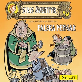 Siris äventyr - Falska pengar – omslag till ljudboken av Patric Nyström,Per Demervall