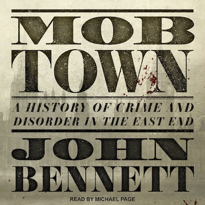 Mob Town – omslag til lydbogen af John Bennett