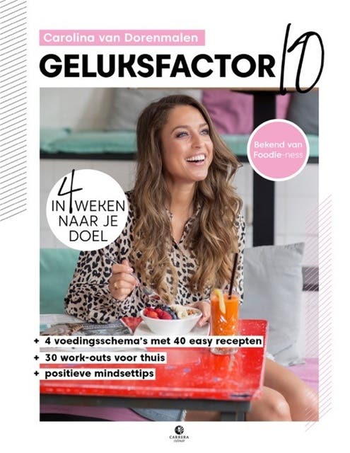 Geluksfactor 10 – omslag van het luisterboek van Carolina van Dorenmalen