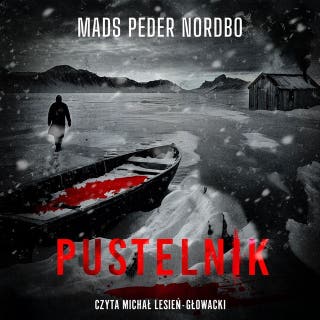 Pustelnik – okładka audiobooka, autor Mads Peder Nordbo