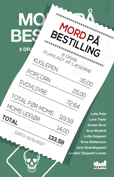 Mord på bestilling – omslag til lydbogen af Lone Theils, Rune Stefansson, Arne Woythal