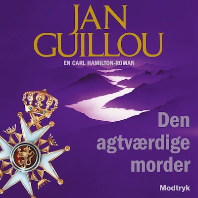 Den agtværdige morder – omslag til lydbogen af Jan Guillou