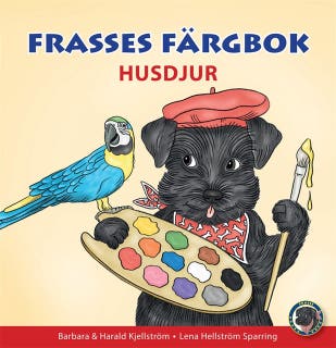 Frasses färgbok om husdjur – omslag till ljudboken av Barbara Kjellström,Harald Kjellström