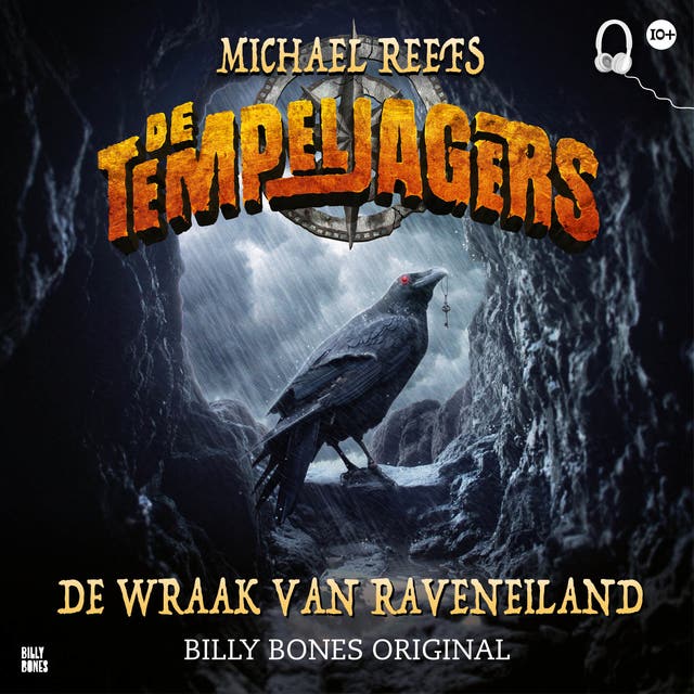 De Tempeljagers – De wraak van Raveneiland - S01E03 – omslag van het luisterboek van Michael Reefs