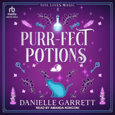Purr-fect Potions – omslag til lydbogen af Danielle Garrett