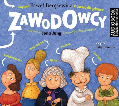 Zawodowcy – okładka audiobooka, autor Paweł Beręsewicz