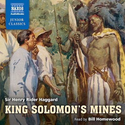 King Solomon's Mines – omslag til lydbogen af Sir Henry Rider Haggard