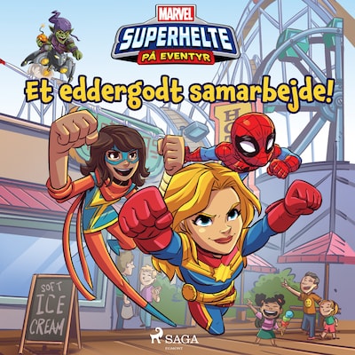 Marvel - Superhelte på eventyr - Et eddergodt samarbejde! – omslag til lydbogen af Marvel
