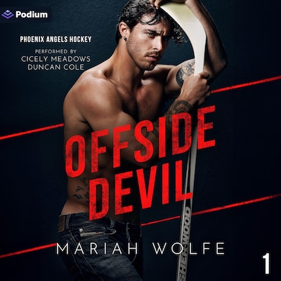 Offside Devil – omslag til lydbogen af Mariah Wolfe