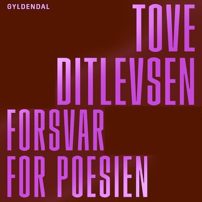 Forsvar for poesien – omslag til lydbogen af Tove Ditlevsen