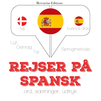 Rejser på spansk – omslag til lydbogen af JM Gardner