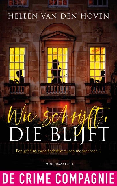 Wie schrijft, die blijft – omslag van het luisterboek van Heleen van den Hoven