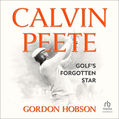 Calvin Peete – omslag til lydbogen af Gordon Hobson