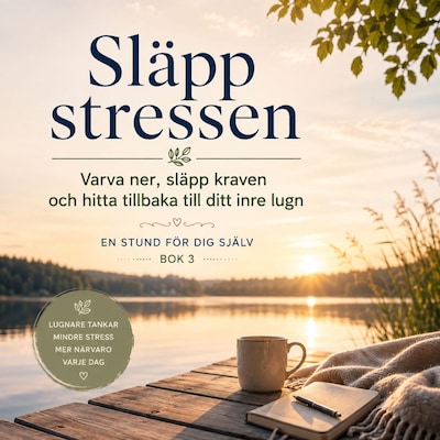 Släpp stressen - Varva ner, släpp kraven och hitta tillbaka till ditt inre lugn – omslag till ljudboken av Rolf Jansson