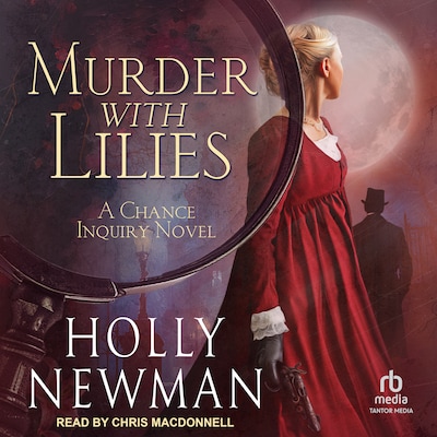 Murder with Lilies – omslag til lydbogen af Holly Newman