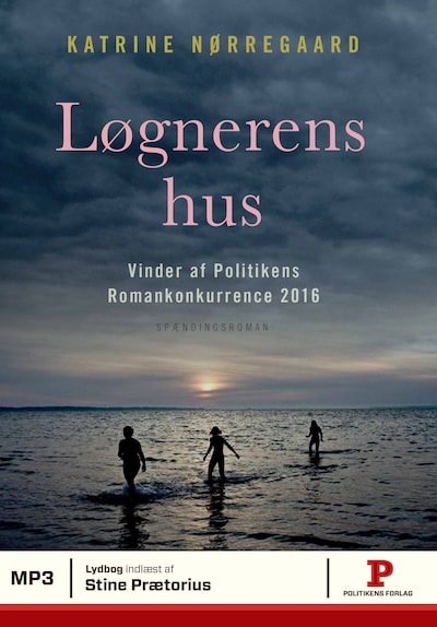 Løgnerens hus – omslag til lydbogen af Katrine Nørregaard