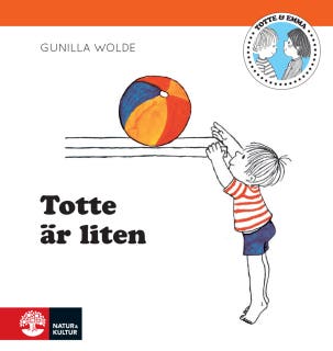 Totte är liten – omslag till ljudboken av Gunilla Wolde