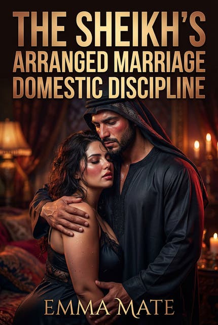 The Sheikh's Arranged Marriage Domestic Discipline: A Full-Length Steamy Historical Romance Novel – omslag til lydbogen af Emma Mate