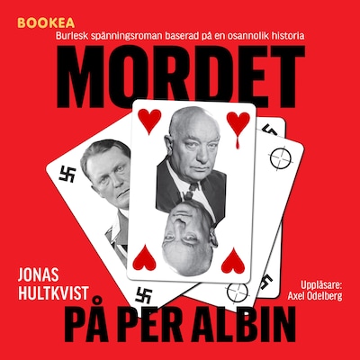 Mordet på Per Albin – omslag till ljudboken av Jonas Hultkvist