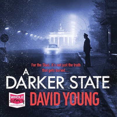 A Darker State – omslag til lydbogen af David Young