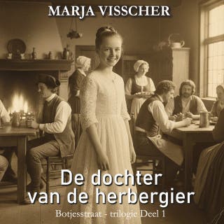 De dochter van de herbergier – omslag van het luisterboek van Marja Visscher