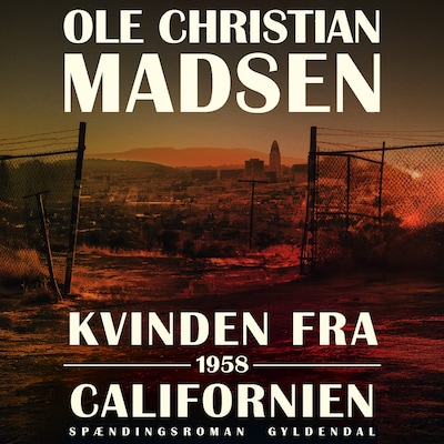 Kvinden fra Californien – omslag til lydbogen af Ole Christian Madsen