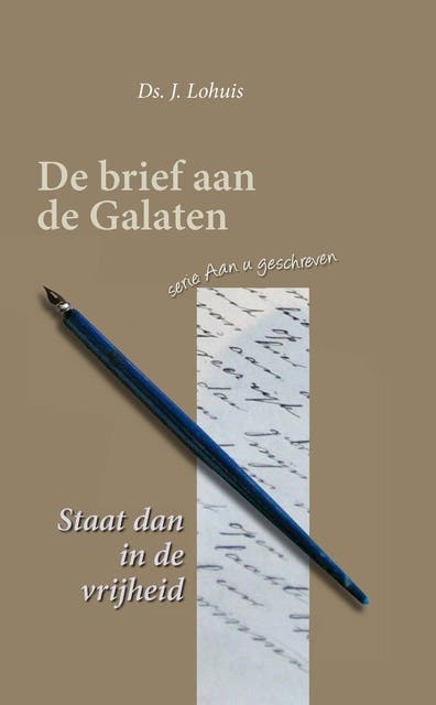 De brief aan de Galaten: staat dan in de vrijheid – omslag van het luisterboek van J. Lohuis