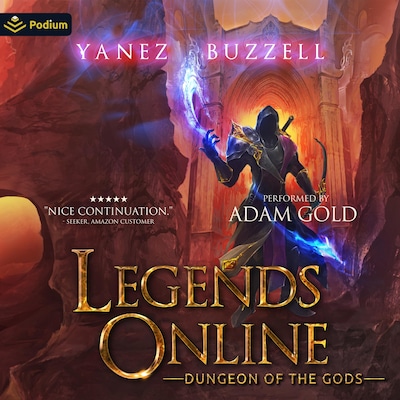 Dungeon of the Gods – omslag til lydbogen af Jonathan Yanez, Ross Buzzell