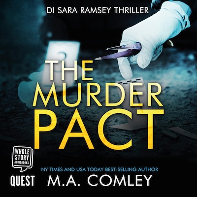The Murder Pact – omslag til lydbogen af M.A. Comley