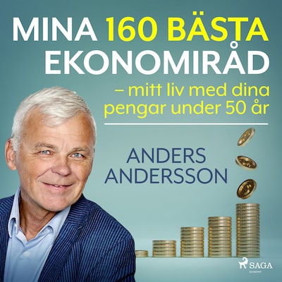 Mina 160 bästa ekonomiråd – mitt liv med dina pengar under 50 år – omslag till ljudboken av Anders Andersson