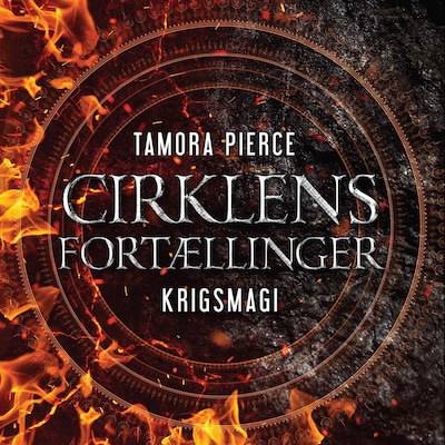 Cirklens fortællinger #5: Krigsmagi – omslag til lydbogen af Tamora Pierce