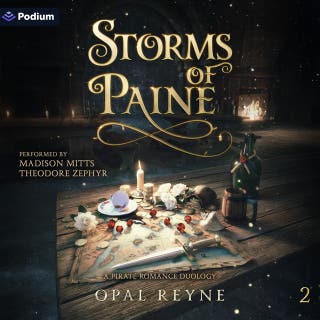 Storms of Paine: A Pirate Romance Duology, Book 2 – omslag till ljudboken av Opal Reyne