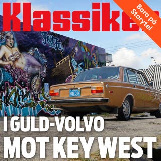 I guld-Volvo mot Key West