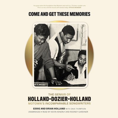 Come and Get These Memories – omslag til lydbogen af Eddie Holland, Brian Holland