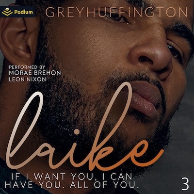 Laike – omslag til lydbogen af Grey Huffington