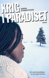 Krig i paradiset – omslag till ljudboken av Sakina Ntibanyitesha