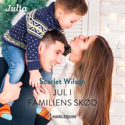 Jul i familiens skød – omslag til lydbogen af Scarlet Wilson
